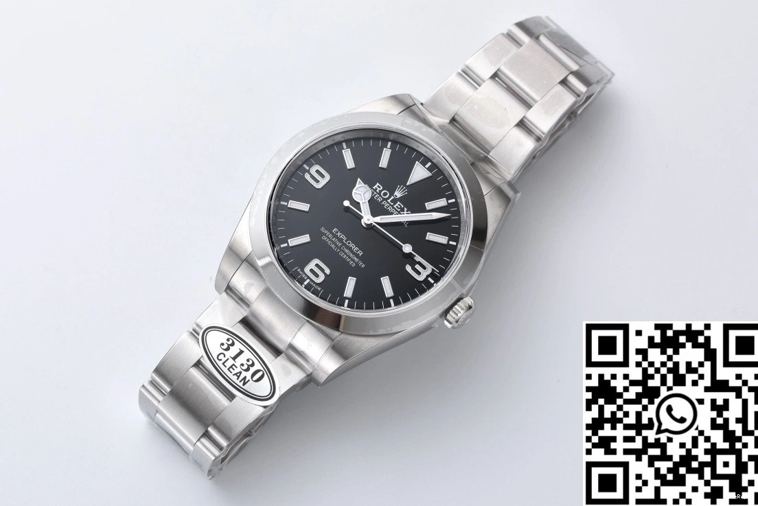 Rolex Factory Perpetual Black Oyster 39mm Clean Dial 214270 Explorer 0515